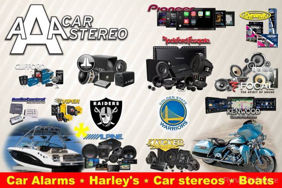 Car Audio, stereo, alarm, window tint