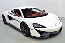 McLaren 570s White on Red Coupe 